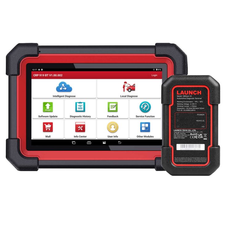 [Global Version] Launch CRP919E BT Diagnostic Scanner with Bluetooth Supports CAN FD DoIP and ECU Coding 31+ OE-Level Maintenance Functions