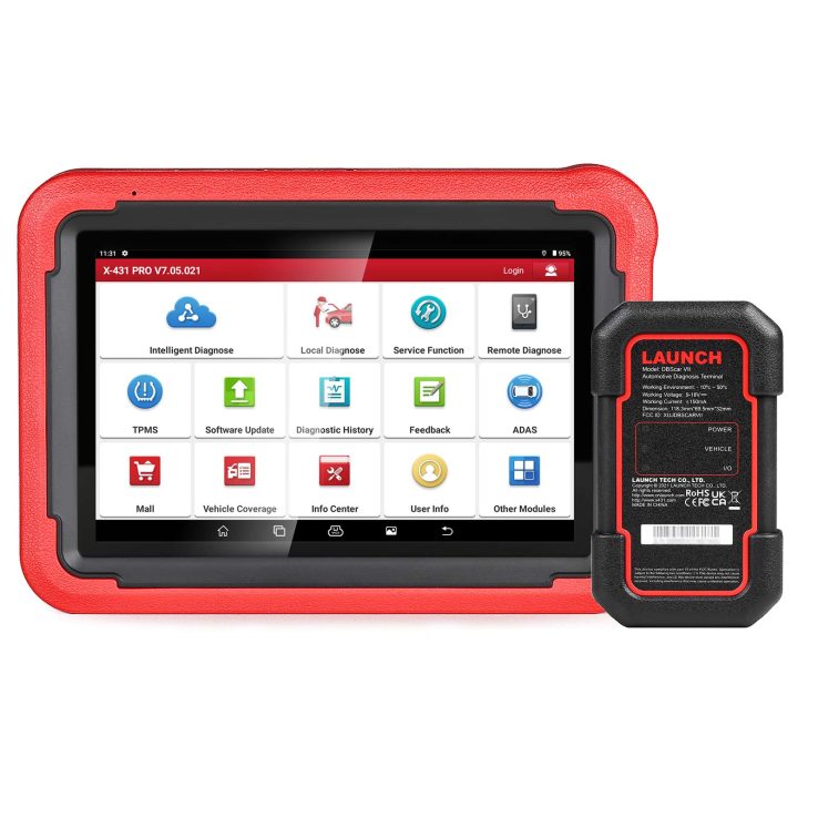 Launch X-431 PROS V5.0 Diagnostic Tool 37 Special Functions Supports CANFD and DOIP TPMS