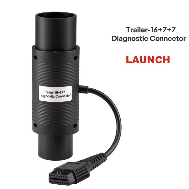 LAUNCH DBScar Trailer-16+7+7 Diagnostic Connector work with LAUNCH X-431 24V CAN adapter expansion module