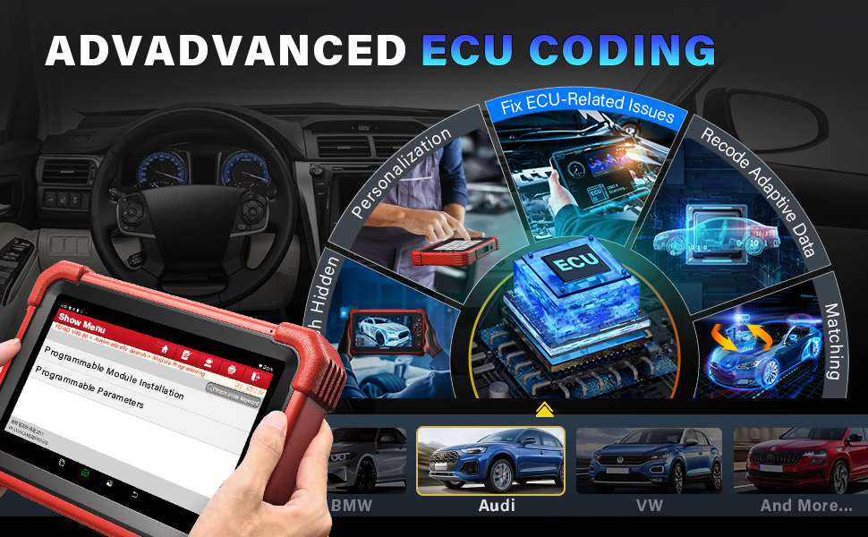LAUNCH X431 CRP919XBT advanced ECU coding