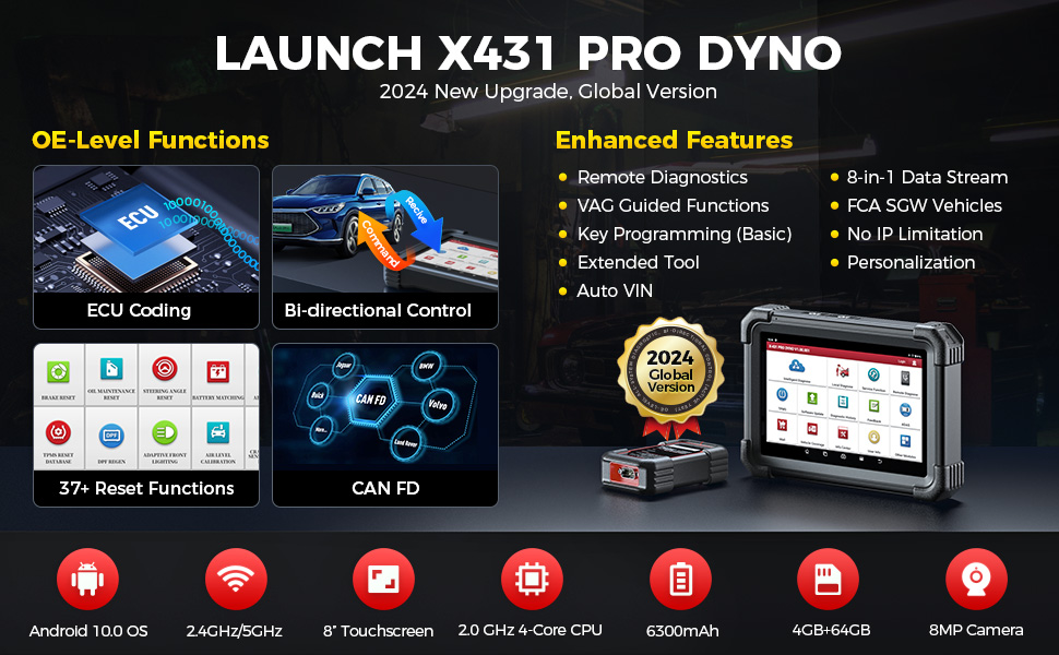 Launch X431 PRO Dyno
