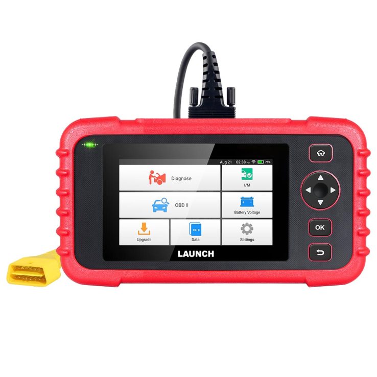 Launch CRP123X Elite OBD2 Scanner ABS/ SRS/ Engine/ Transmission Automotive Tools, Check Engine Code Reader with Carry Bag, Battery Test, AutoVIN