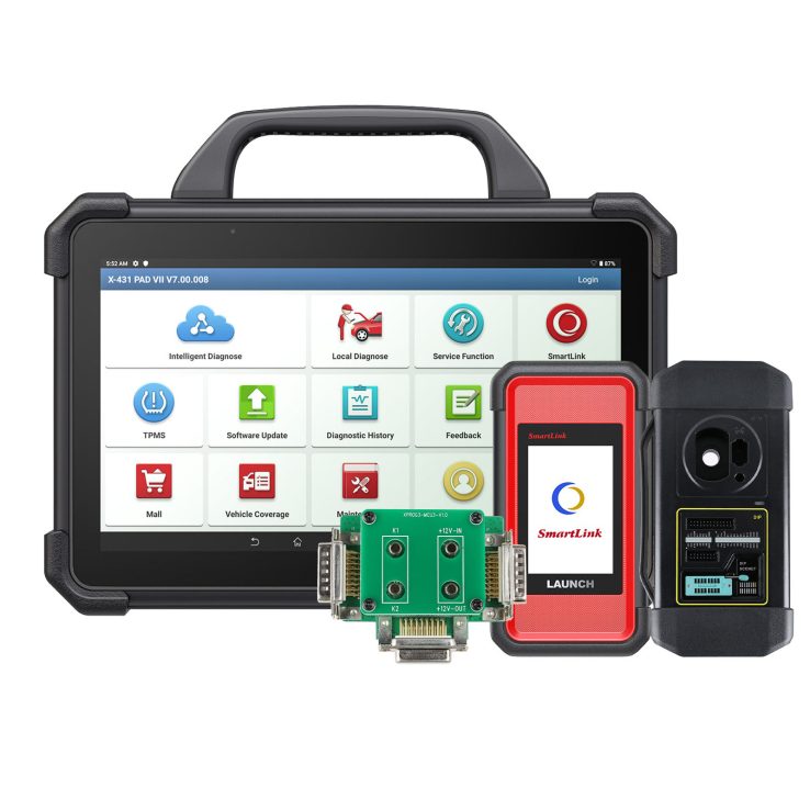 2024 LAUNCH X431 PAD Ⅶ Elite PAD 7 Plus GIII X-Prog 3 Advanced Immobilizer & Key Programmer Plus IMMO programmer MCU3 Adapter