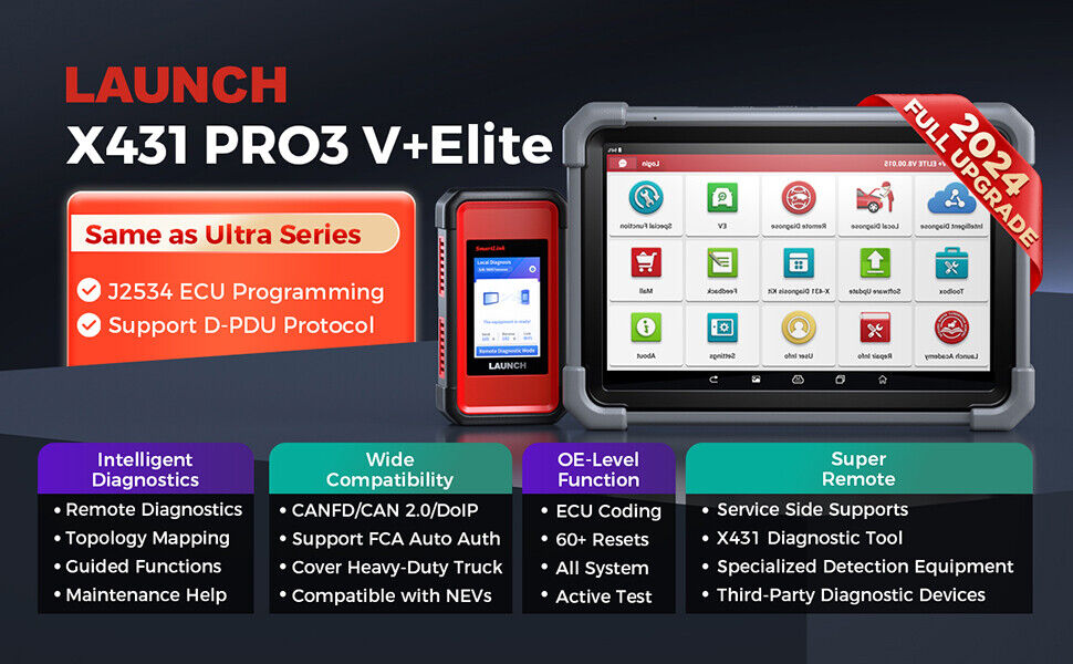LAUNCH X431 PRO3 V+ 5.0 Elite