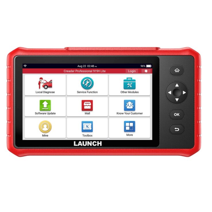 LAUNCH X431 CRP919X Lite Bidirectional Scan Tool All System OBD2 Diagnostic Scanner, 32 Reset Services, Injector Coding, Auto Vin